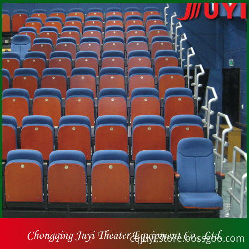 JY-765 fabric indoor talescopic bleachers indoor professional sports facilities